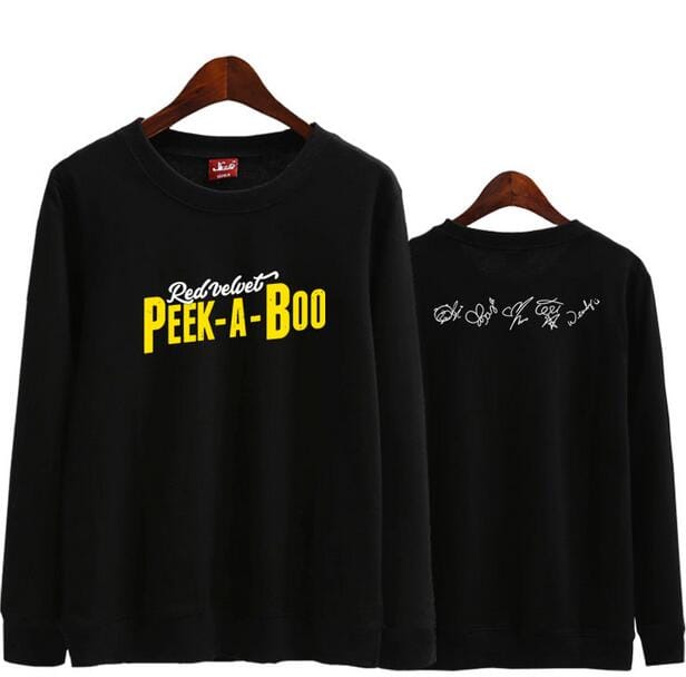 KPOP Boys Sweatshirt – Unisex Casual Concert Pullover for Men & Women with Letter Print