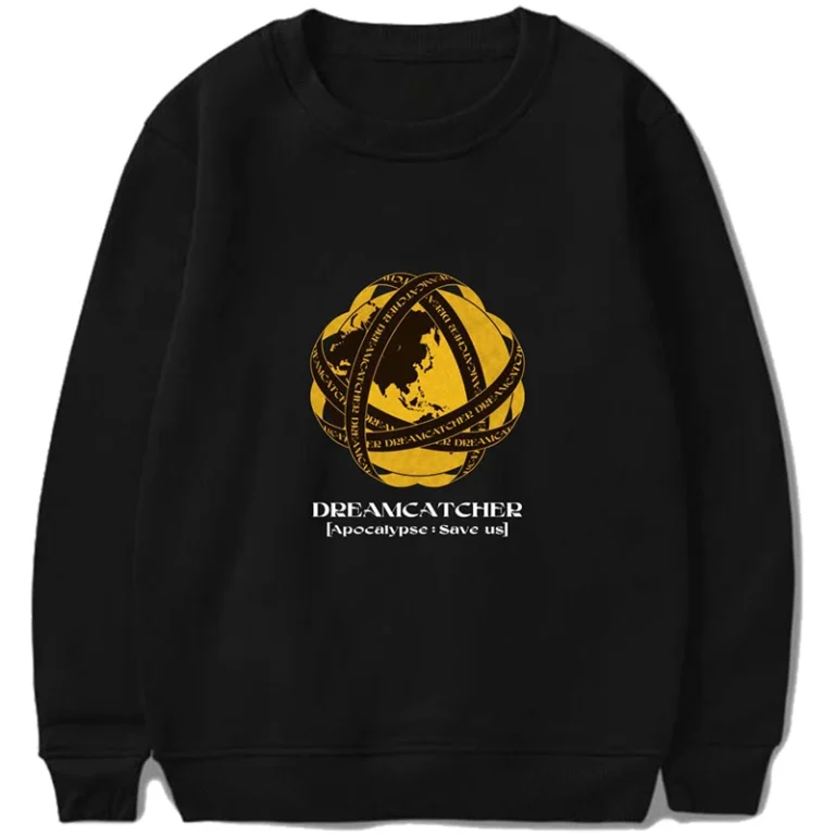 KPOP Boys Sweatshirt – Unisex Casual Concert Pullover for Men & Women with Letter Print