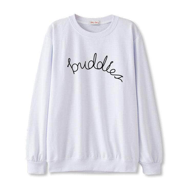 KPOP Boys Sweatshirt – Unisex Casual Concert Pullover for Men & Women with Letter Print