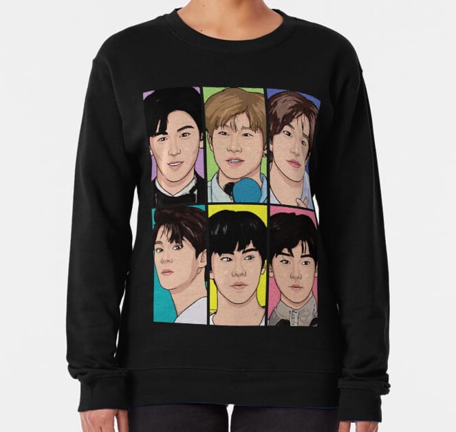 KPOP Boys Sweatshirt – Unisex Casual Concert Pullover for Men & Women with Letter Print