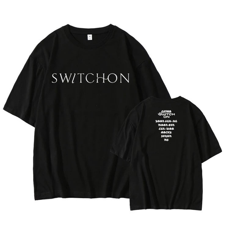 Kpop-Boys-T-Shirt-Men-Women-Concert-Letters-Tee-Casual