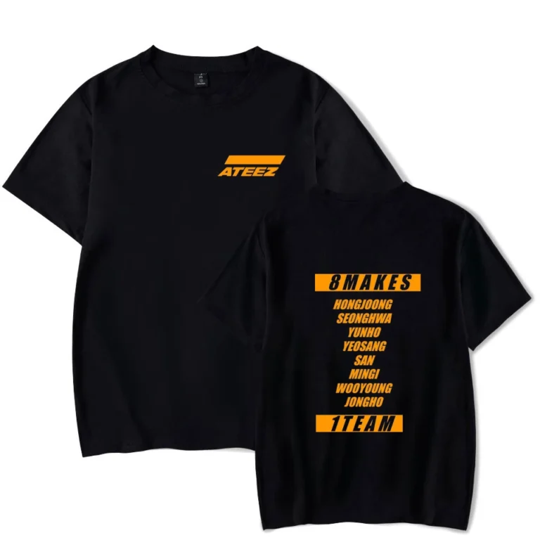 Kpop-Boys-T-Shirt-Men-Women-Concert-Letters-Tee-Casual
