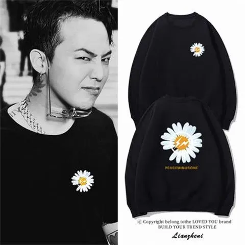 KPOP Boys Sweatshirt – Unisex Casual Concert Pullover for Men & Women with Letter Print