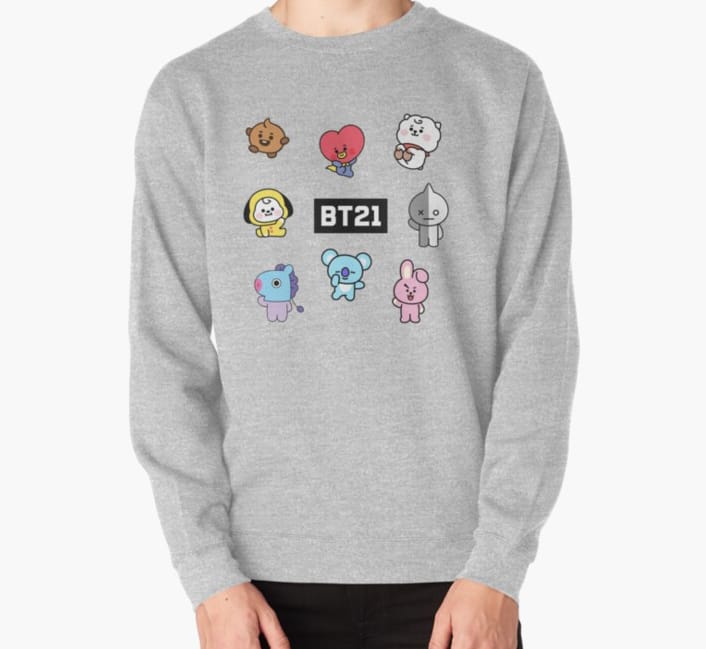 KPOP Boys Sweatshirt – Unisex Casual Concert Pullover for Men & Women with Letter Print