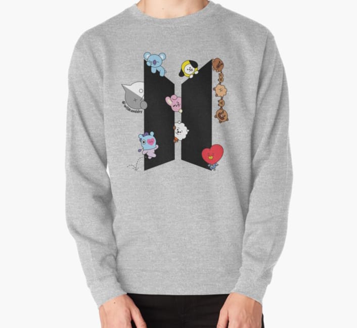 KPOP Boys Sweatshirt – Unisex Casual Concert Pullover for Men & Women with Letter Prin