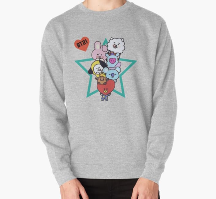 KPOP Boys Sweatshirt – Unisex Casual Concert Pullover for Men & Women with Letter Prin