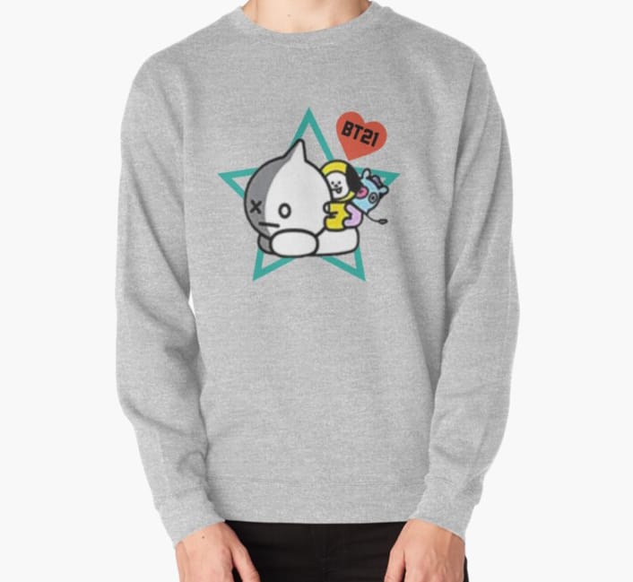 KPOP Boys Sweatshirt – Unisex Casual Concert Pullover for Men & Women with Letter Prin