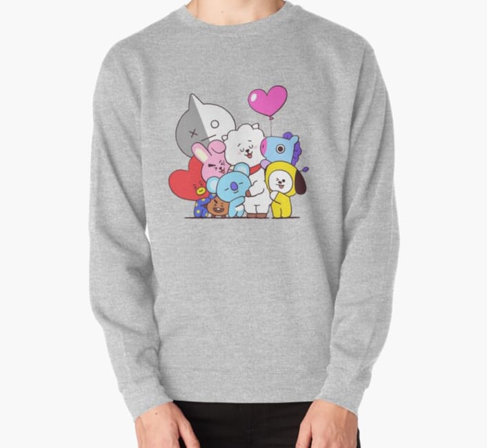 KPOP Boys Sweatshirt – Unisex Casual Concert Pullover for Men & Women with Letter Prin