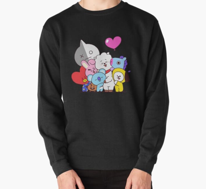 KPOP Boys Sweatshirt – Unisex Casual Concert Pullover for Men & Women with Letter Prin