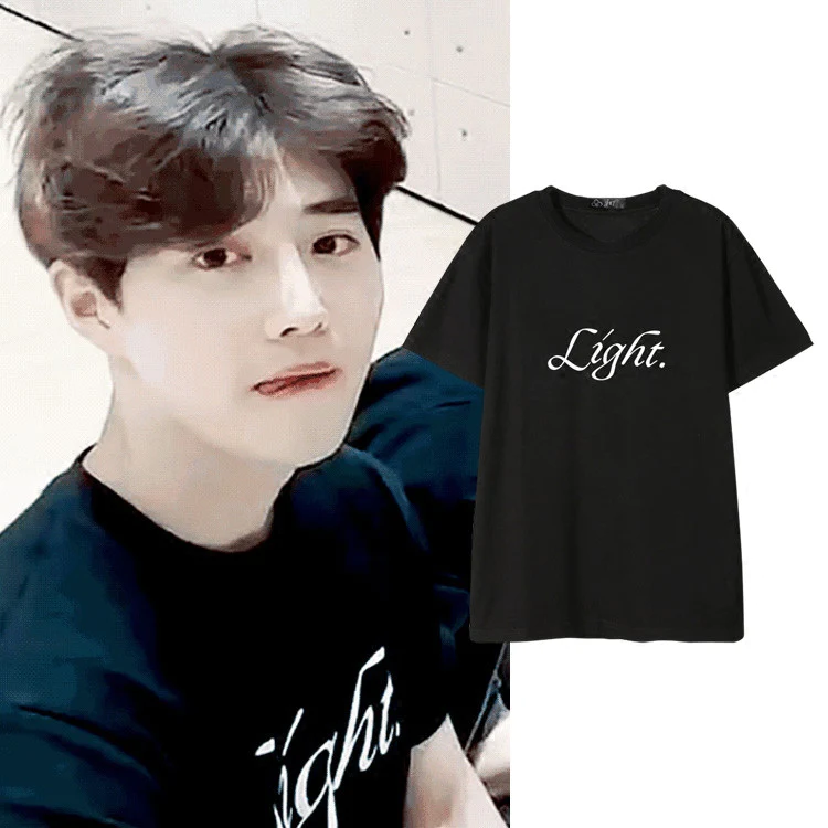 Kpop-Boys-T-Shirt-Men-Women-Concert-Letters-Tee-Casual