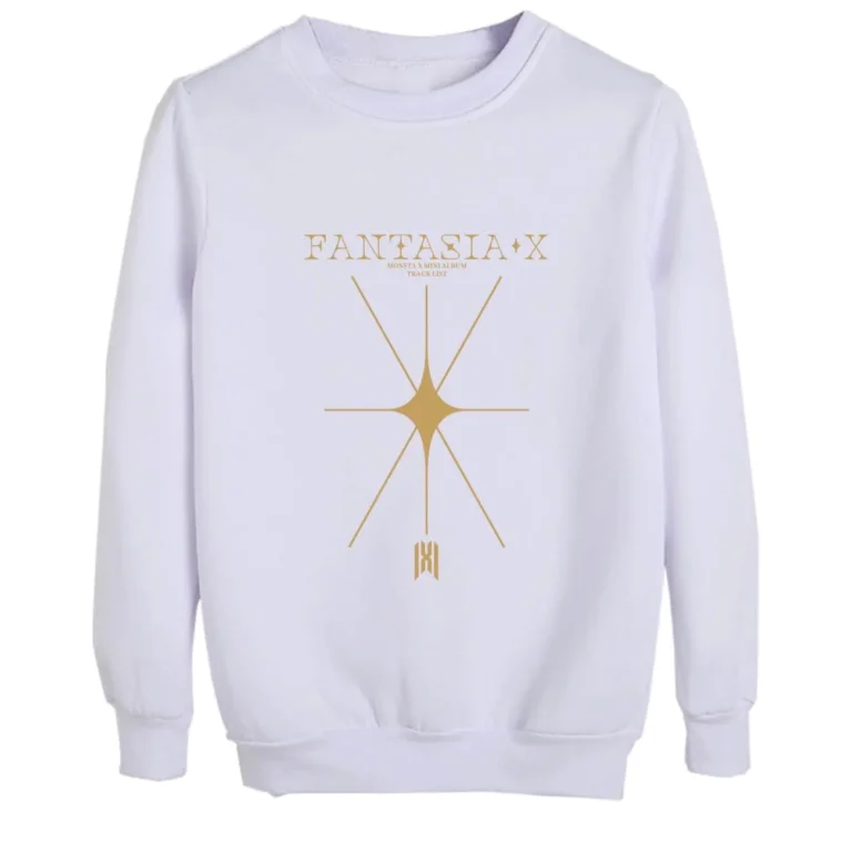 KPOP Boys Sweatshirt – Unisex Casual Concert Pullover for Men & Women with Letter Print