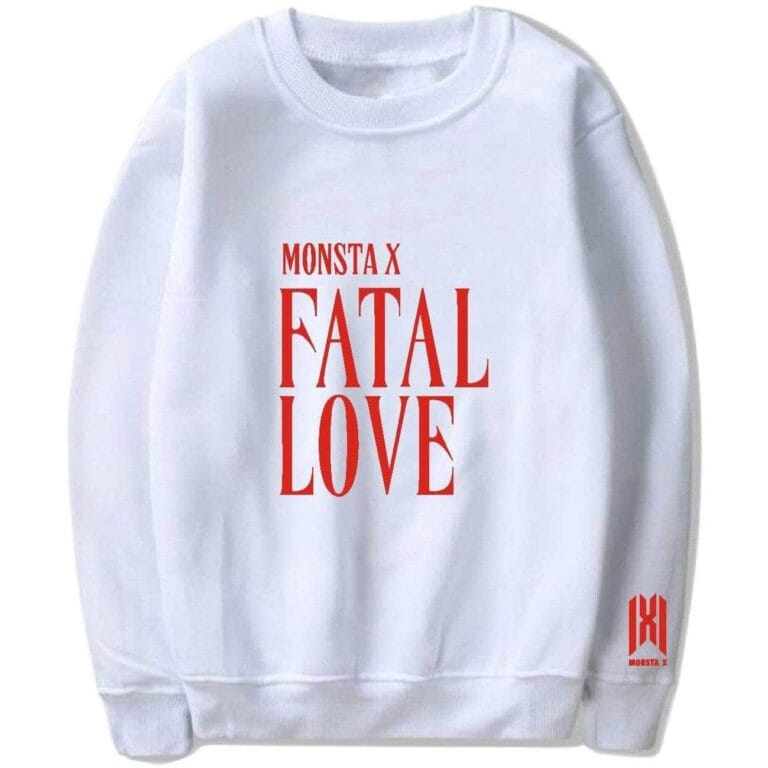 KPOP Boys Sweatshirt – Unisex Casual Concert Pullover for Men & Women with Letter Print
