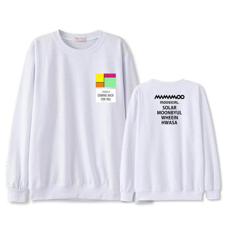 KPOP Boys Sweatshirt – Unisex Casual Concert Pullover for Men & Women with Letter Print