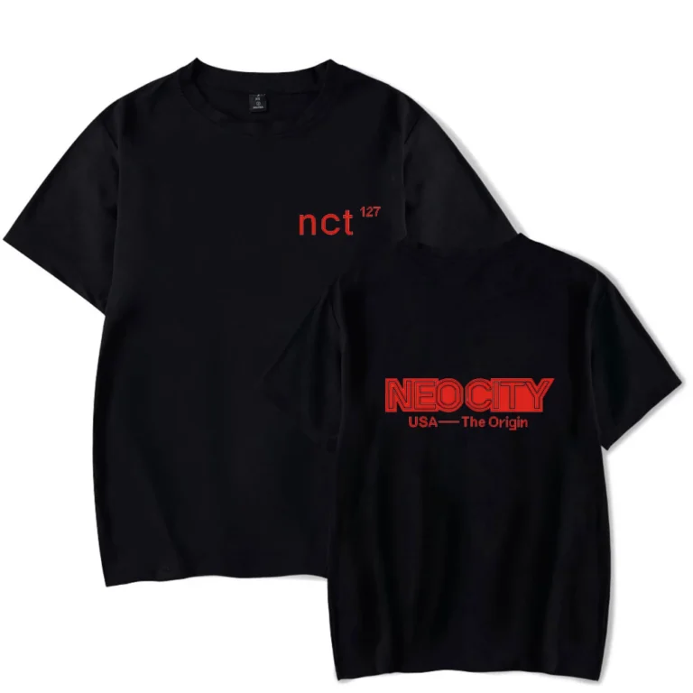 Kpop-Boys-T-Shirt-Men-Women-Concert-Letters-Tee-Casual