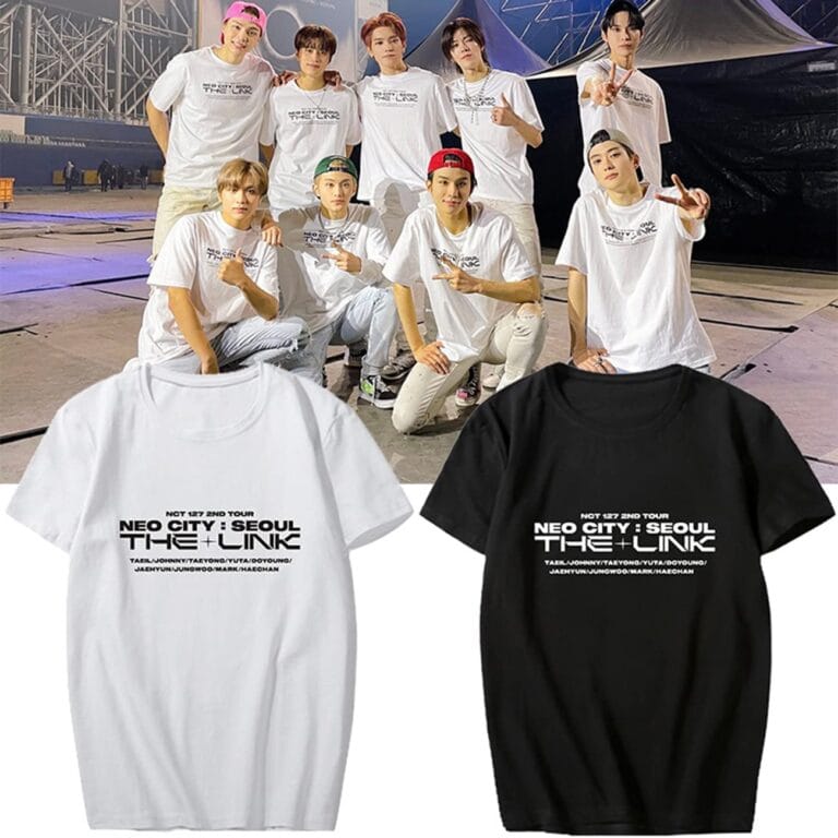 Kpop-Boys-T-Shirt-Men-Women-Concert-Letters-Tee-Casual