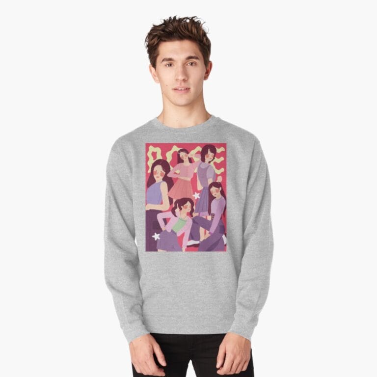 KPOP Boys Sweatshirt – Unisex Casual Concert Pullover for Men & Women with Letter Print