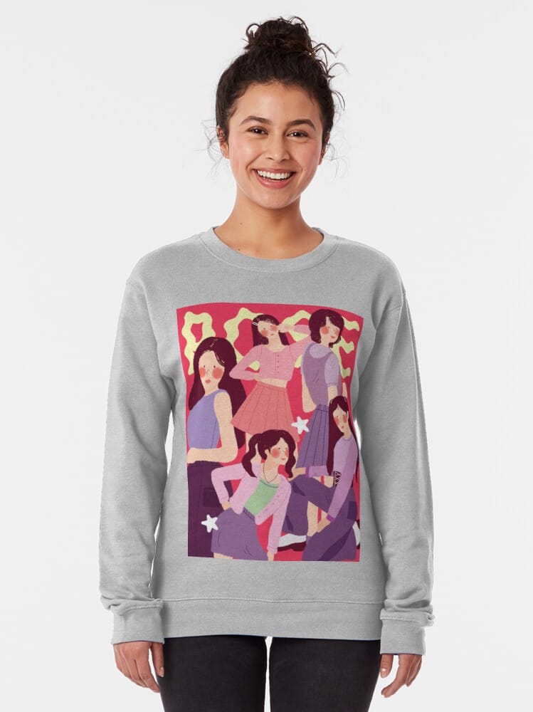 KPOP Boys Sweatshirt – Unisex Casual Concert Pullover for Men & Women with Letter Print
