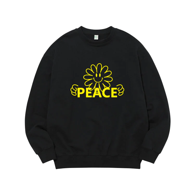 KPOP Boys Sweatshirt – Unisex Casual Concert Pullover for Men & Women with Letter Print