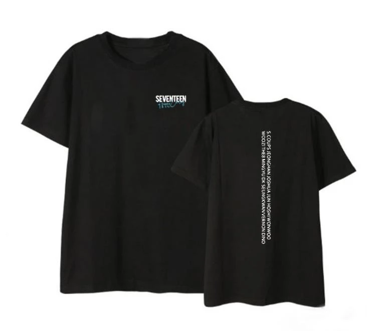 Kpop-Boys-T-Shirt-Men-Women-Concert-Letters-Tee-Casual