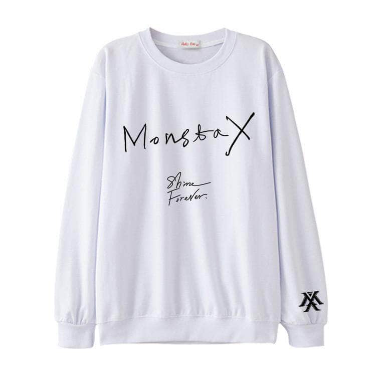 KPOP Boys Sweatshirt – Unisex Casual Concert Pullover for Men & Women with Letter Print