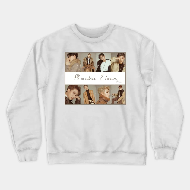 KPOP Boys Sweatshirt – Unisex Casual Concert Pullover for Men & Women with Letter Print