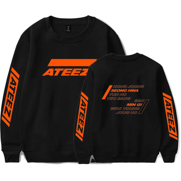 KPOP Boys Sweatshirt – Unisex Casual Concert Pullover for Men & Women with Letter Print