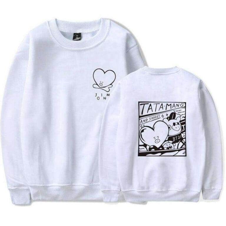 KPOP Boys Sweatshirt – Unisex Casual Concert Pullover for Men & Women with Letter Print