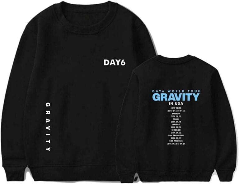 KPOP Boys Sweatshirt – Unisex Casual Concert Pullover for Men & Women with Letter Prin