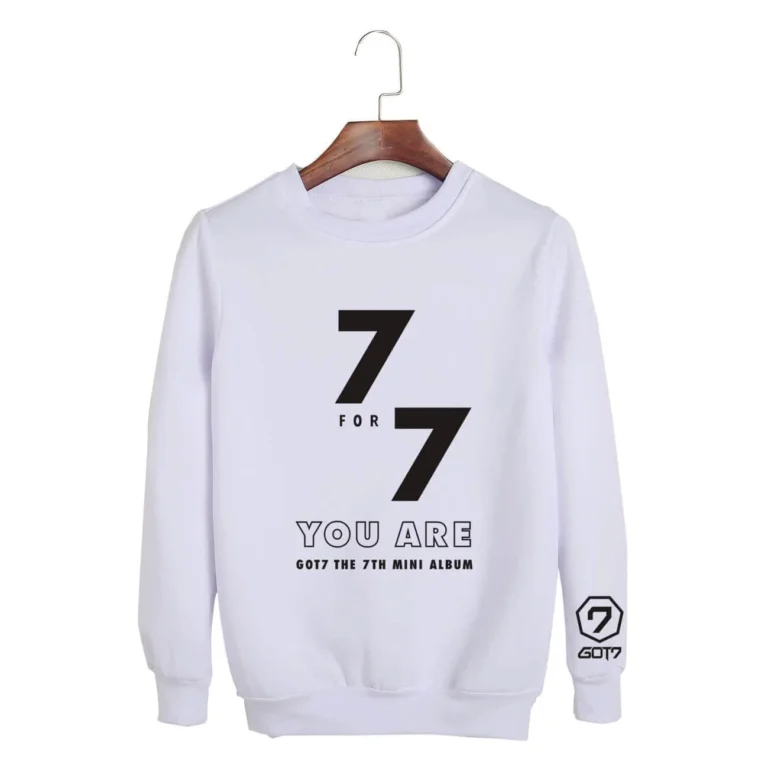 KPOP Boys Sweatshirt – Unisex Casual Concert Pullover for Men & Women with Letter Print