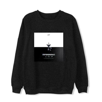 KPOP Boys Sweatshirt – Unisex Casual Concert Pullover for Men & Women with Letter Print