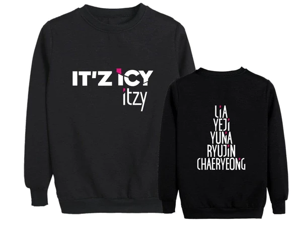 KPOP Boys Sweatshirt – Unisex Casual Concert Pullover for Men & Women with Letter Print