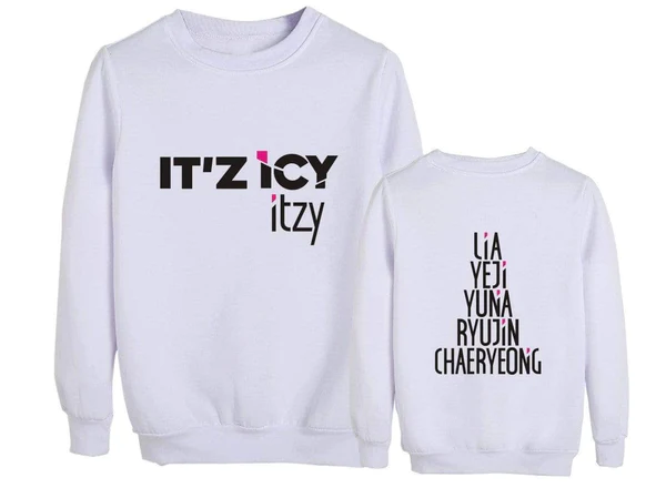 KPOP Boys Sweatshirt – Unisex Casual Concert Pullover for Men & Women with Letter Print