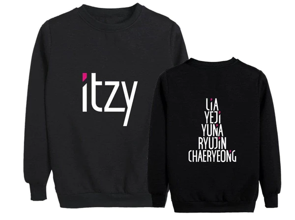 KPOP Boys Sweatshirt – Unisex Casual Concert Pullover for Men & Women with Letter Print