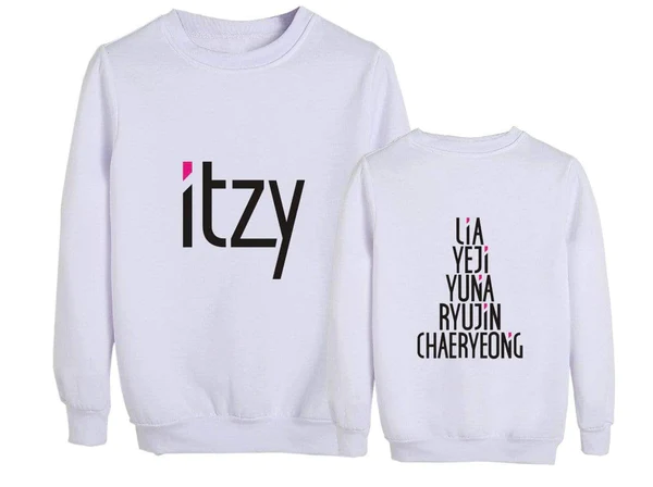 KPOP Boys Sweatshirt – Unisex Casual Concert Pullover for Men & Women with Letter Print