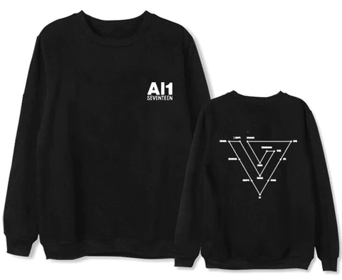 KPOP Boys Sweatshirt – Unisex Casual Concert Pullover for Men & Women with Letter Print