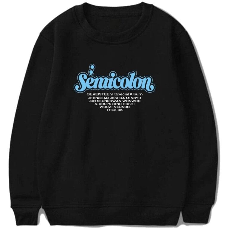 KPOP Boys Sweatshirt – Unisex Casual Concert Pullover for Men & Women with Letter Print