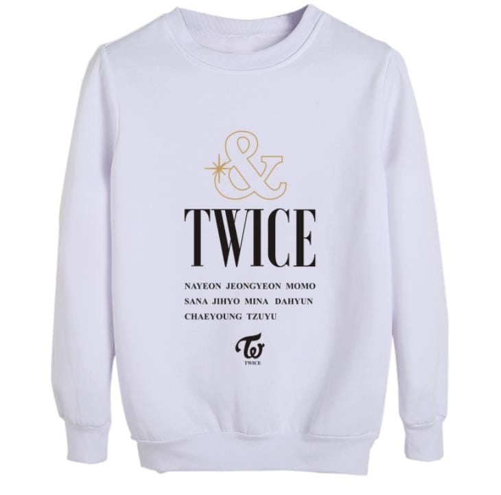 KPOP Boys Sweatshirt – Unisex Casual Concert Pullover for Men & Women with Letter Print
