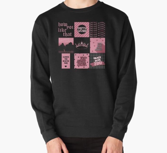 KPOP Boys Sweatshirt – Unisex Casual Concert Pullover for Men & Women with Letter Print