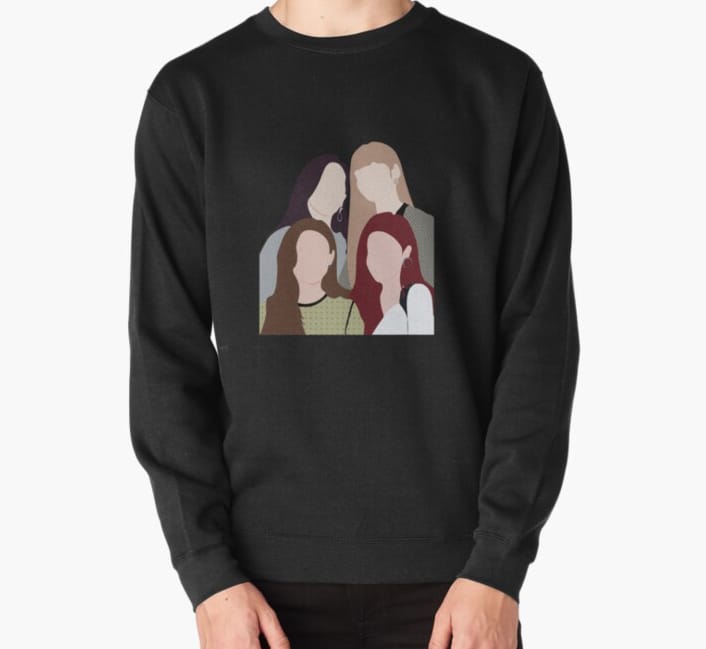 KPOP Boys Sweatshirt – Unisex Casual Concert Pullover for Men & Women with Letter Prin