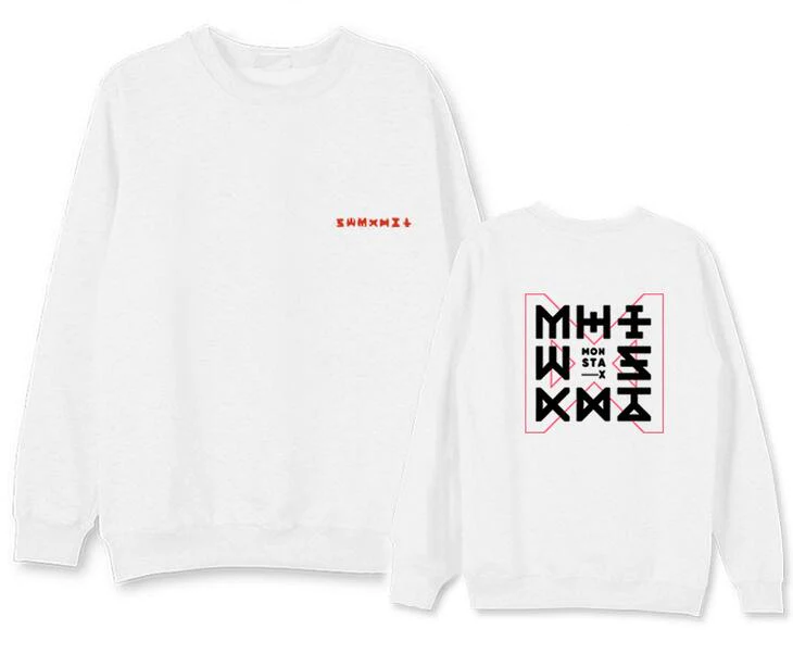 KPOP Boys Sweatshirt – Unisex Casual Concert Pullover for Men & Women with Letter Print