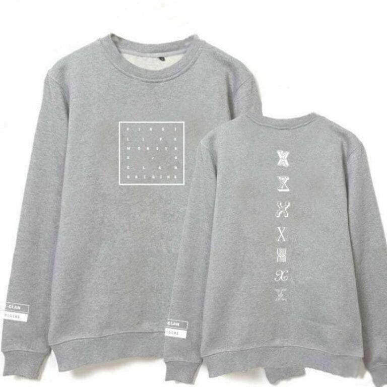 KPOP Boys Sweatshirt – Unisex Casual Concert Pullover for Men & Women with Letter Print