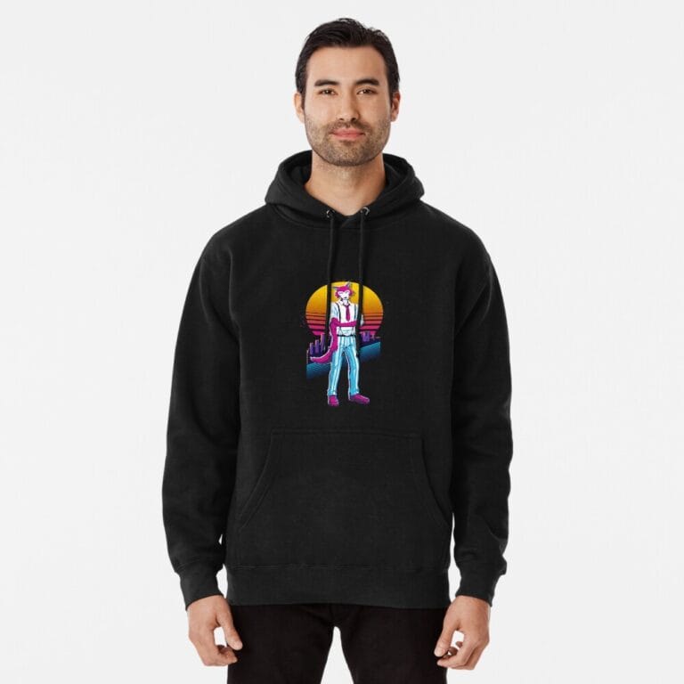 ANIME Boys hoodie – Unisex Casual Concert Pullover for Men & Women with Letter Print