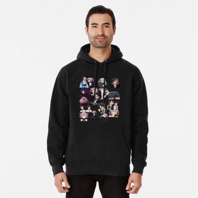 ANIME Boys hoodie – Unisex Casual Concert Pullover for Men & Women with Letter Print