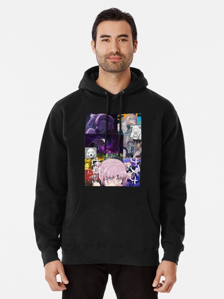 ANIME Boys hoodie – Unisex Casual Concert Pullover for Men & Women with Letter Print