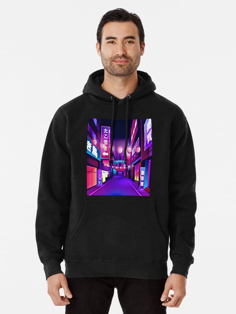 ANIME Boys hoodie – Unisex Casual Concert Pullover for Men & Women with Letter Print
