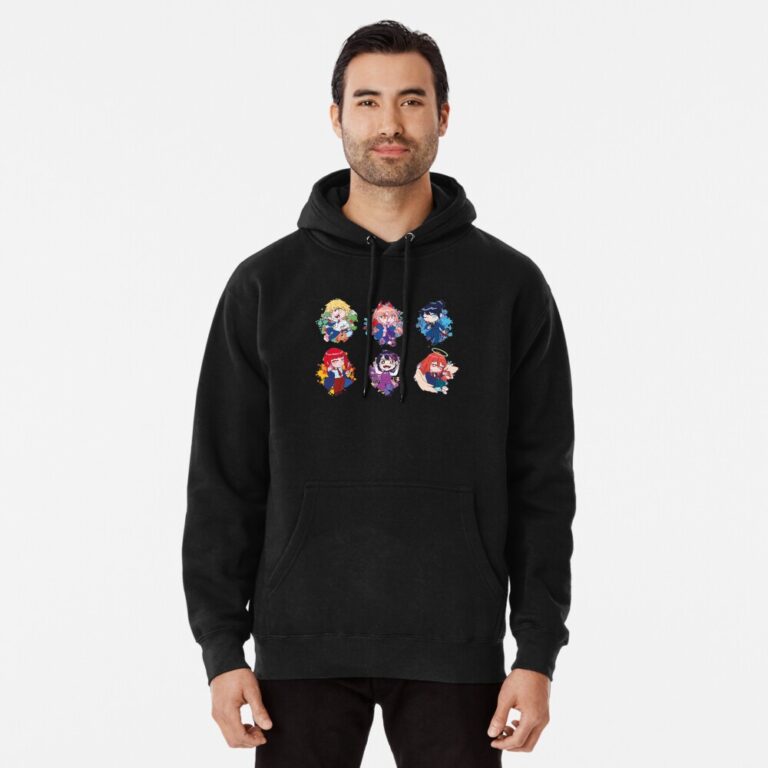 ANIME Boys hoodie – Unisex Casual Concert Pullover for Men & Women with Letter Print