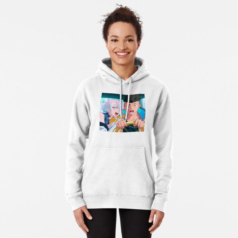 ANIME Boys hoodie – Unisex Casual Concert Pullover for Men & Women with Letter Print