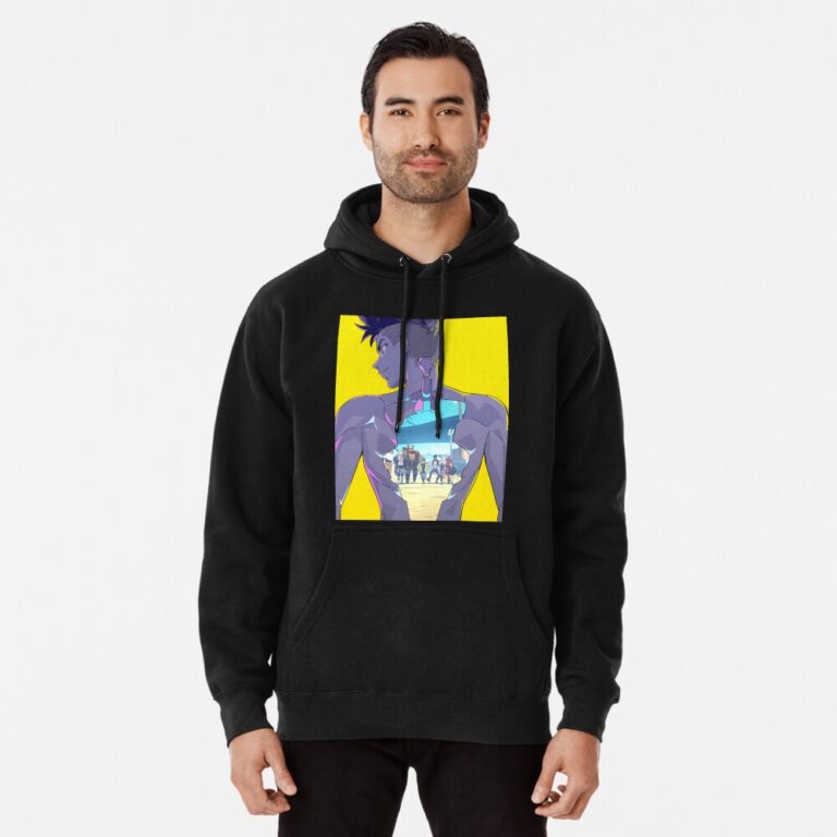 ANIME Boys hoodie – Unisex Casual Concert Pullover for Men & Women with Letter Print