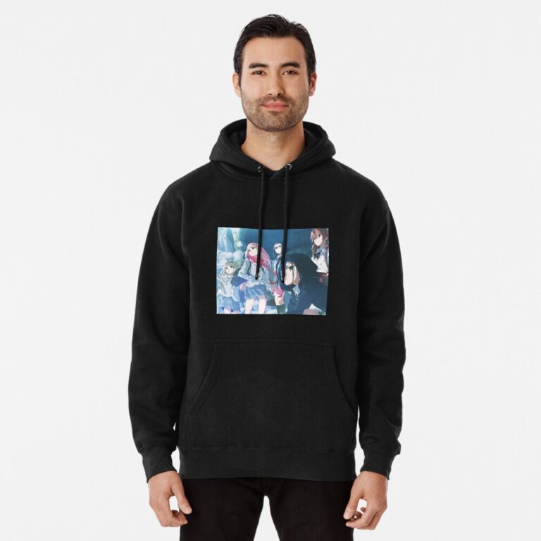 ANIME Boys hoodie – Unisex Casual Concert Pullover for Men & Women with Letter Print