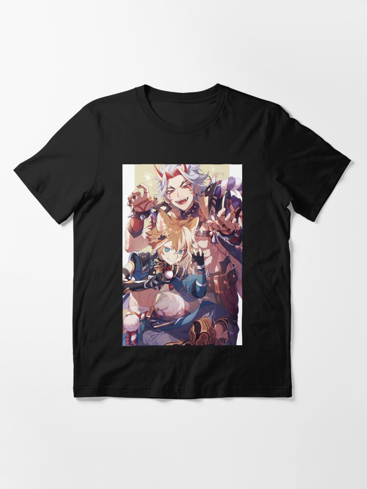 ANIME Boys tshirts – Unisex Casual Concert Pullover for Men & Women with Letter Print